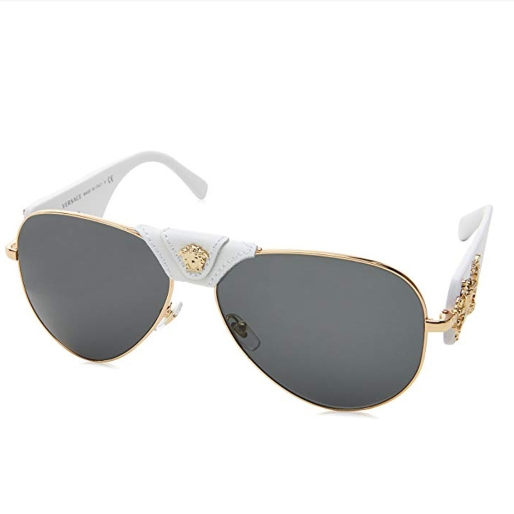 Authentic Versace Sunglasses with gold trim